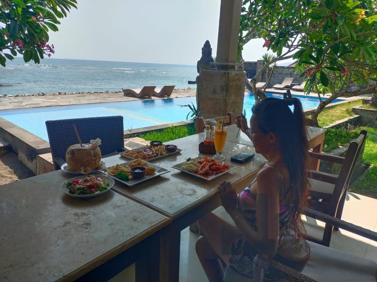 Ganesh Beach Hotel Candidasa Eksteriør bilde